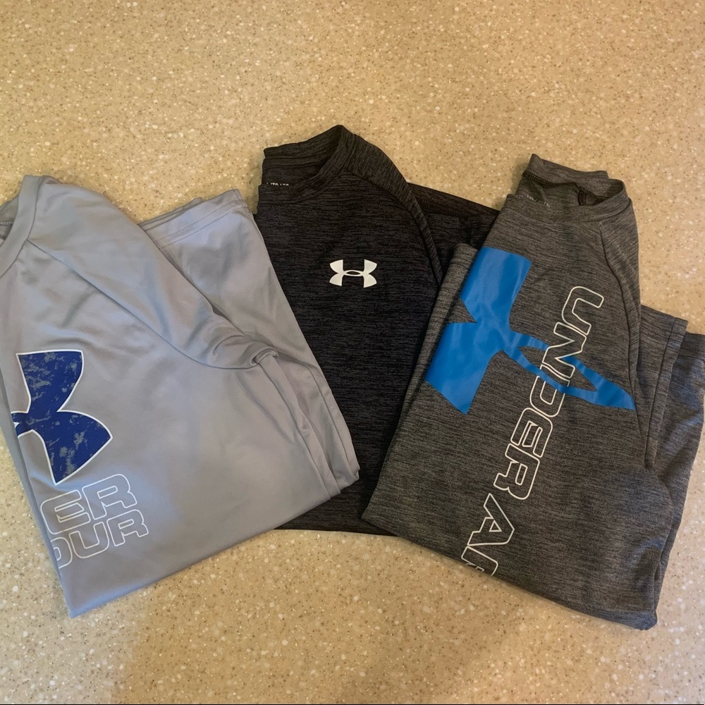 Boys Under Armour shirts, size XL